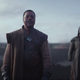 Greef and his muscle and seen in the second trailer.